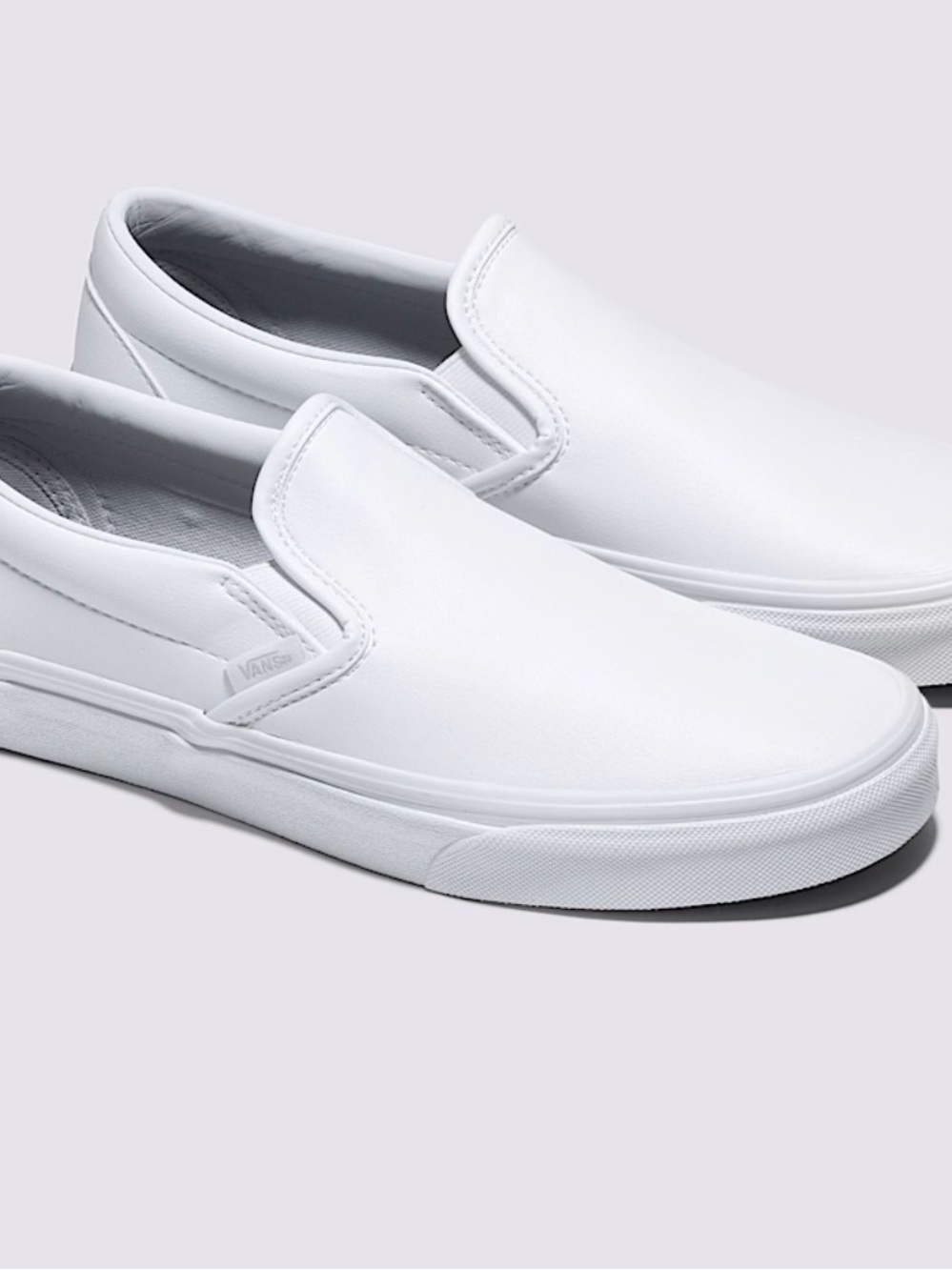 Vans Women's Classic Slip-On Sneakers in White
